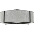 Hinkley Lighting - Axis 25-Inch Semi-Flush Mount - 41709BK - Canada Light Shop