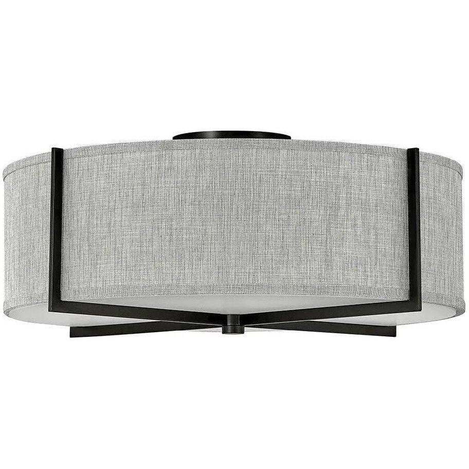 Hinkley Lighting - Axis 25-Inch Semi-Flush Mount - 41709BK - Canada Light Shop