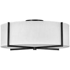 Hinkley Lighting - Axis 25-Inch Semi-Flush Mount - 41710BK - Canada Light Shop