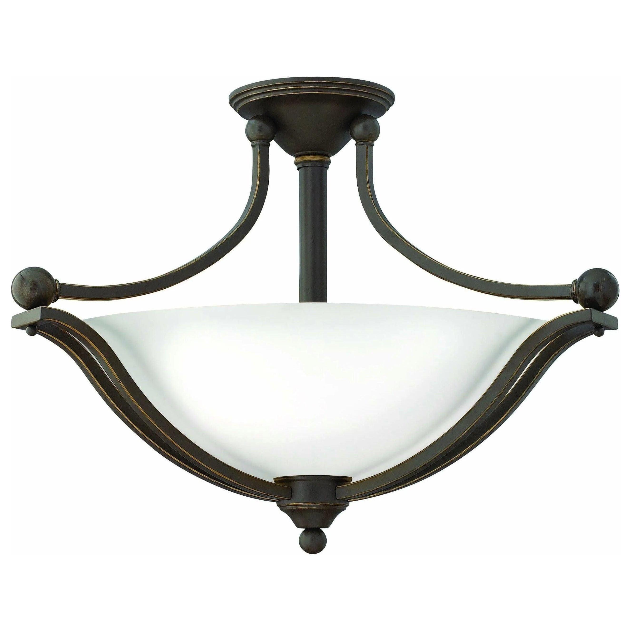Hinkley Lighting - Bolla 23-Inch Semi-Flush Mount - 4669BN - Canada Light Shop