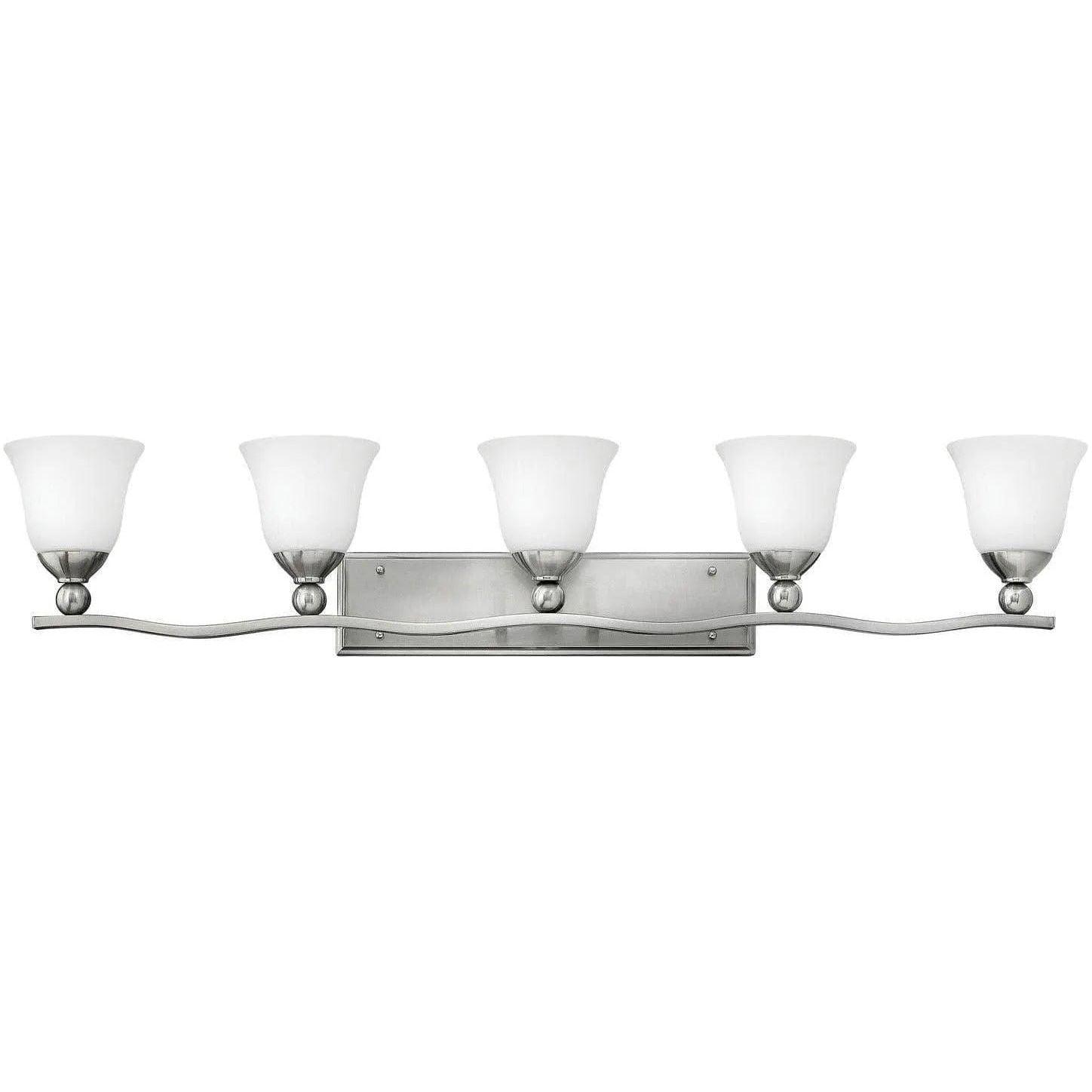 Hinkley Lighting - Bolla 45-Inch Five Light Bath - 5895BN - Canada Light Shop