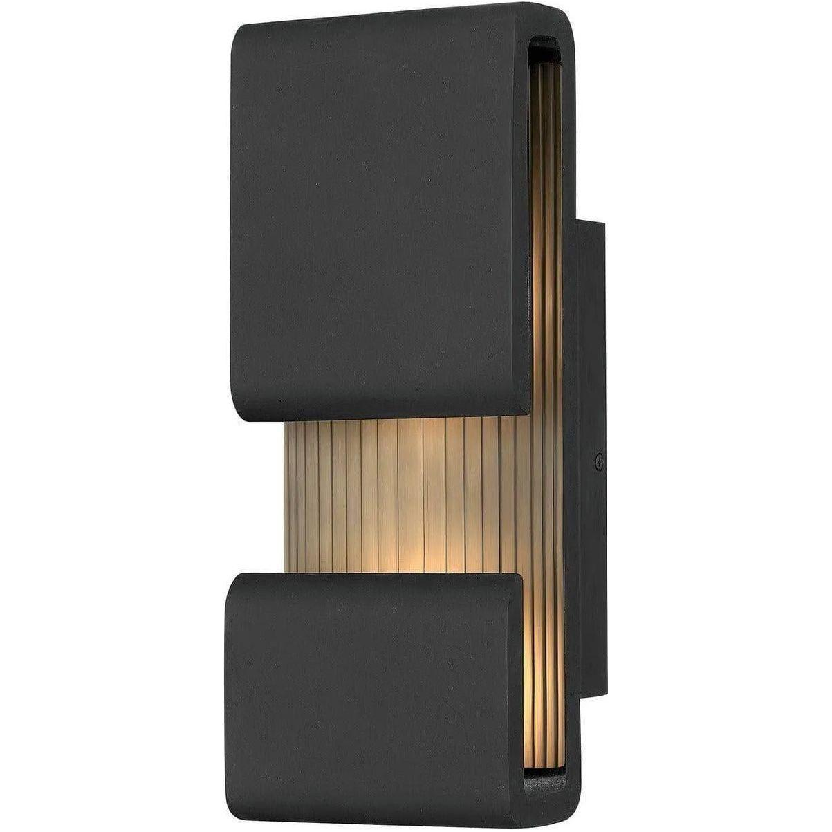 Hinkley Lighting - Contour 15-Inch Outdoor Wall Mount - 2810BK - Canada Light Shop