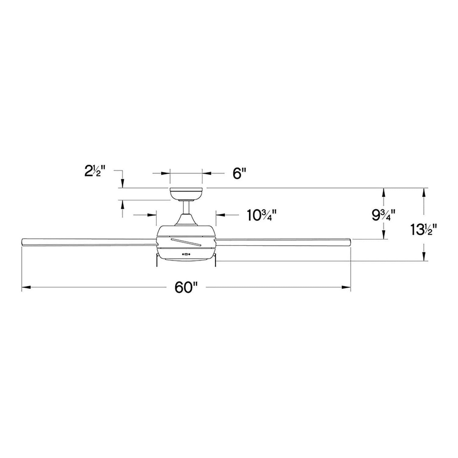 Hinkley Lighting - Croft Ceiling Fan - 904042FBN-LIA - Canada Light Shop