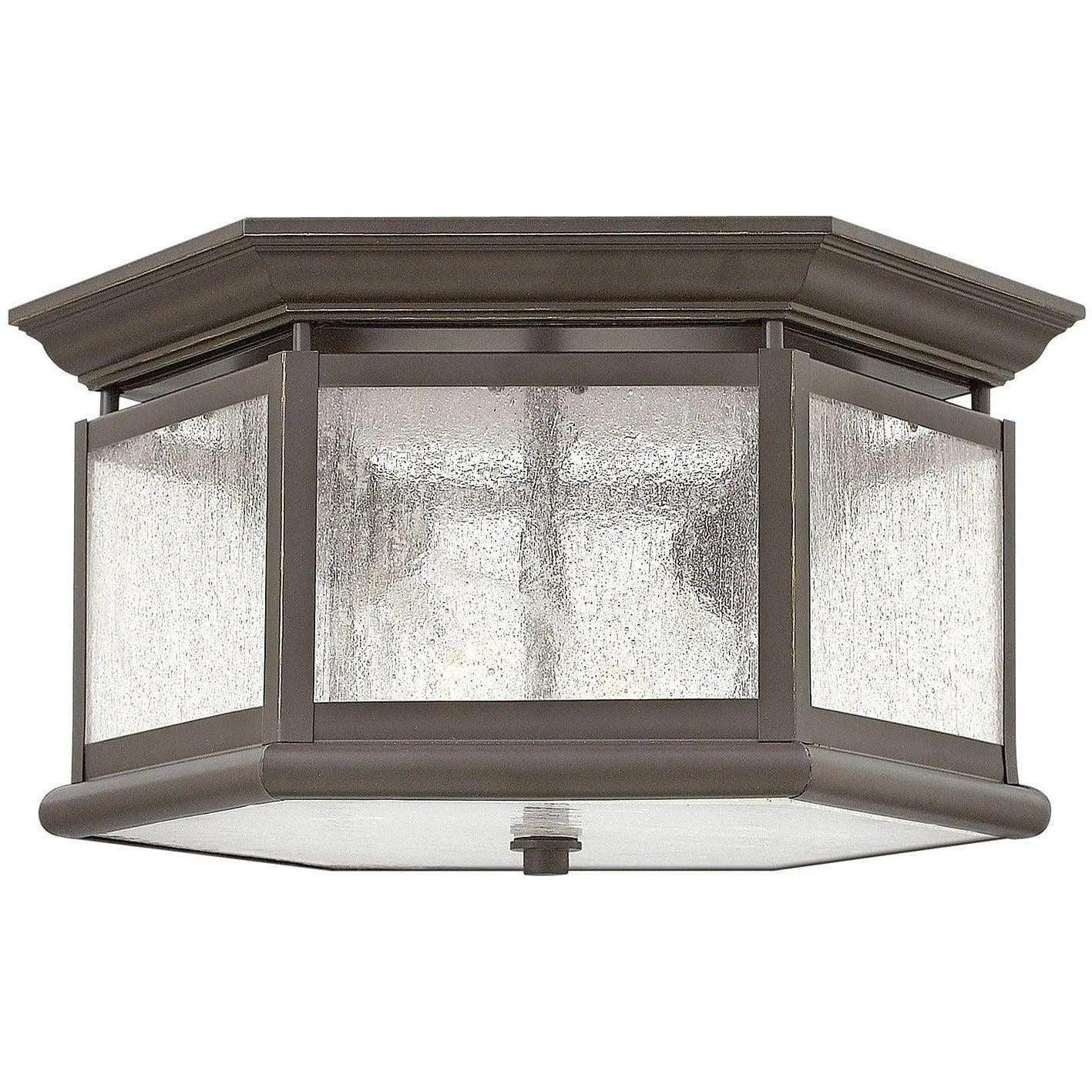 Hinkley Lighting - Edgewater 13-Inch Outdoor Flush Mount - 1683OZ - Canada Light Shop