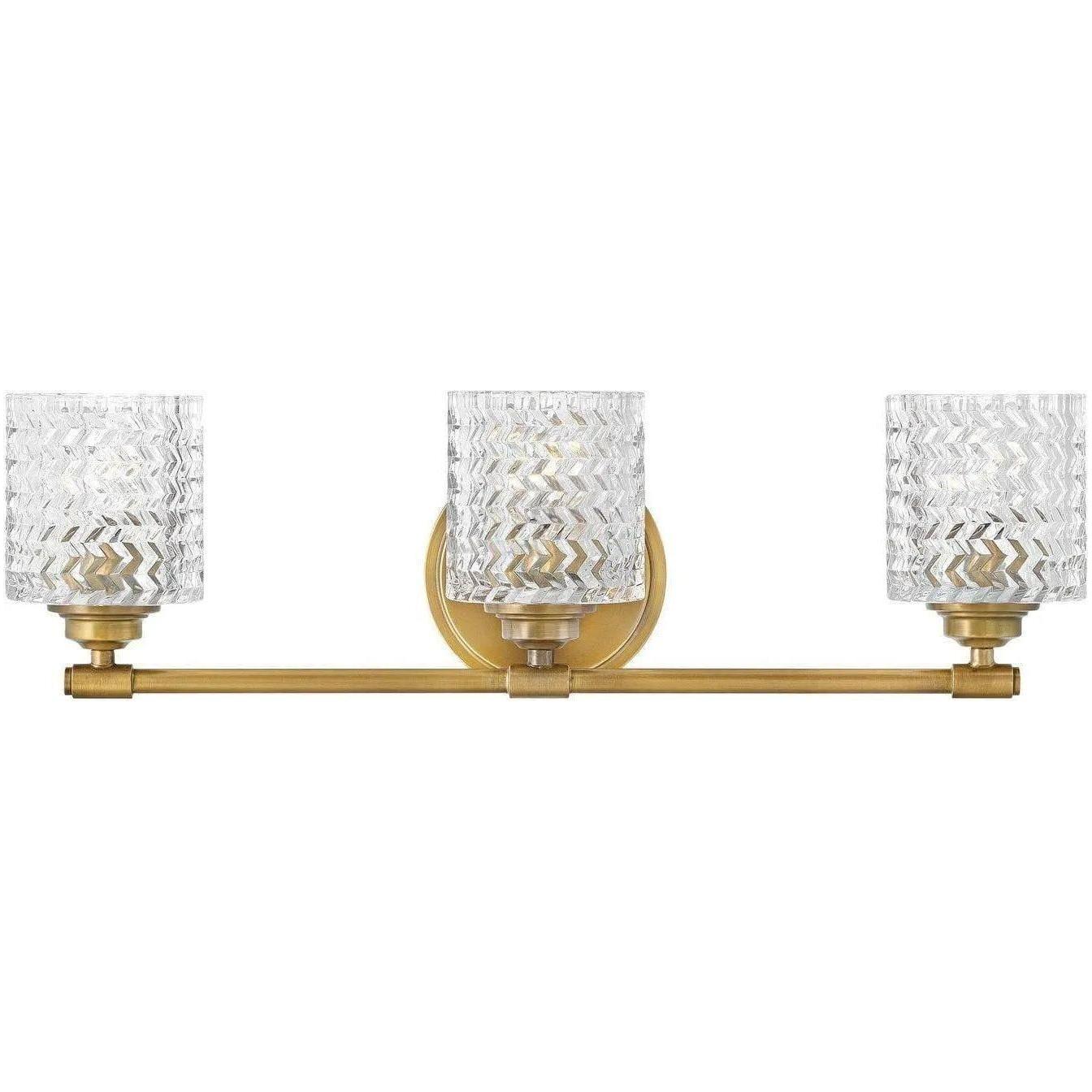 Hinkley Lighting - Elle 24-Inch Three Light Bath - 5043HB - Canada Light Shop