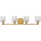 Hinkley Lighting - Elle 32-Inch Four Light Bath - 5044HB - Canada Light Shop