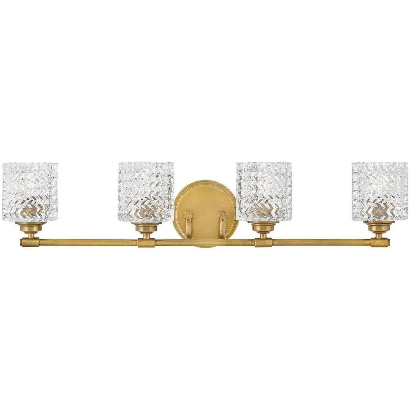 Hinkley Lighting - Elle 32-Inch Four Light Bath - 5044HB - Canada Light Shop