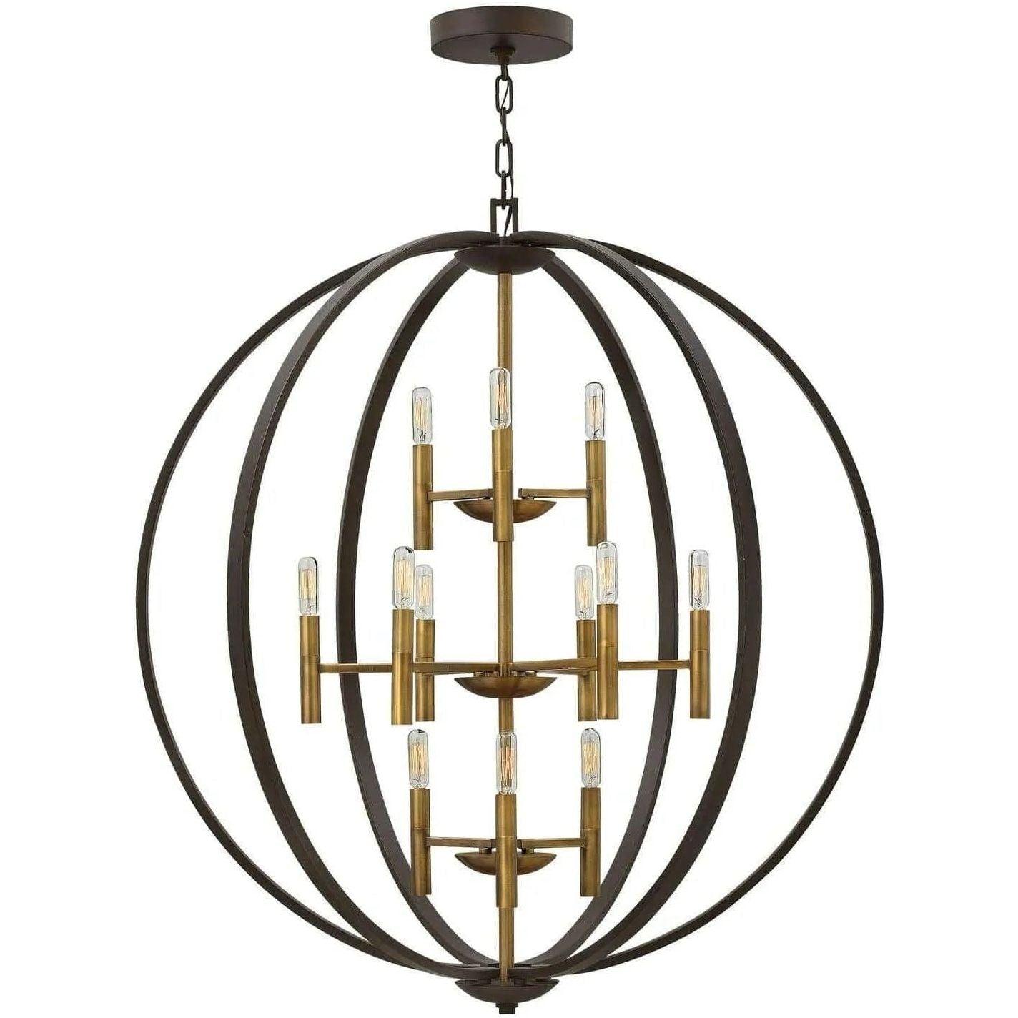 Hinkley Lighting - Euclid 36-Inch Chandelier - 3469SB - Canada Light Shop