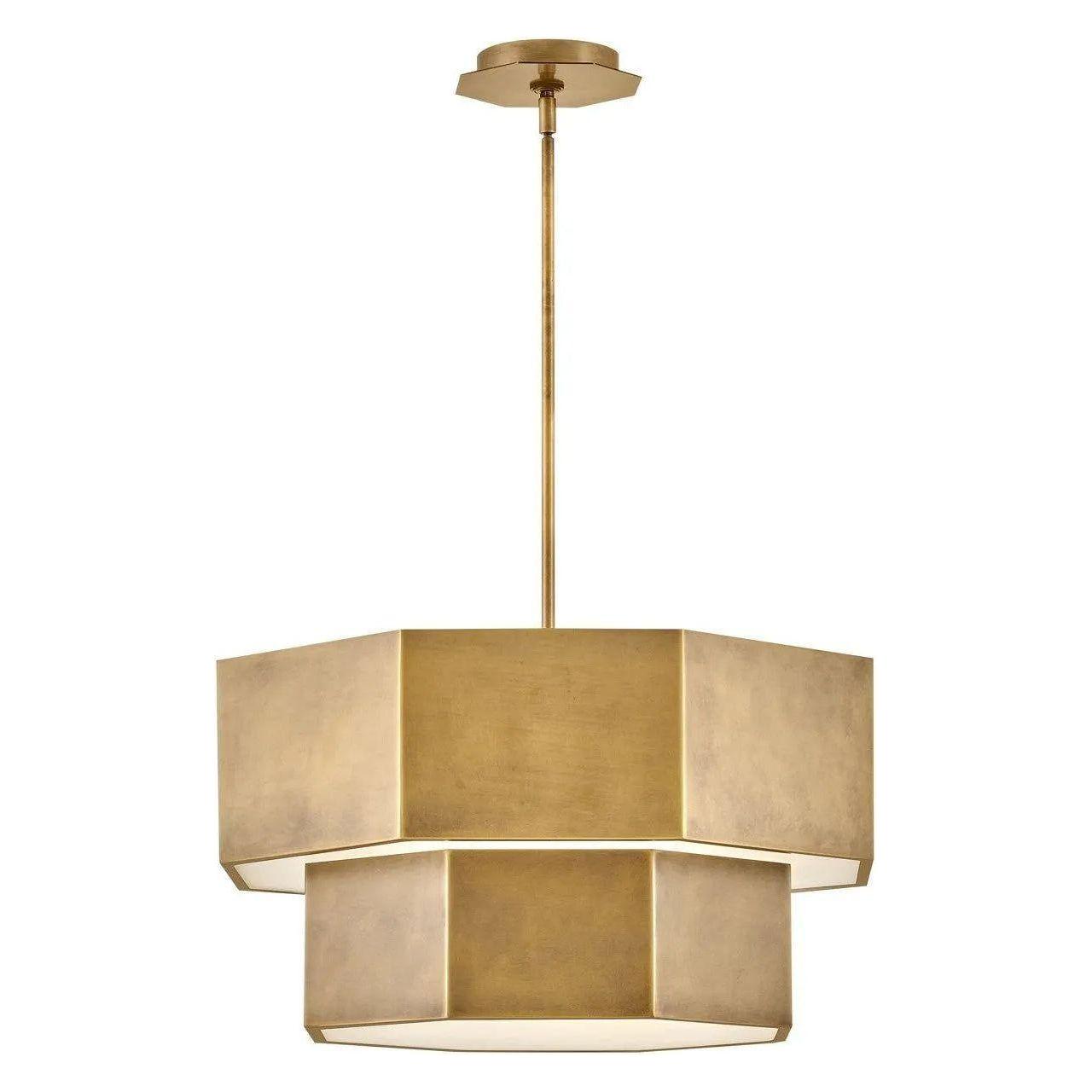 Hinkley Lighting - Facet LED Convertible Chandelier - 46994HB - Canada Light Shop