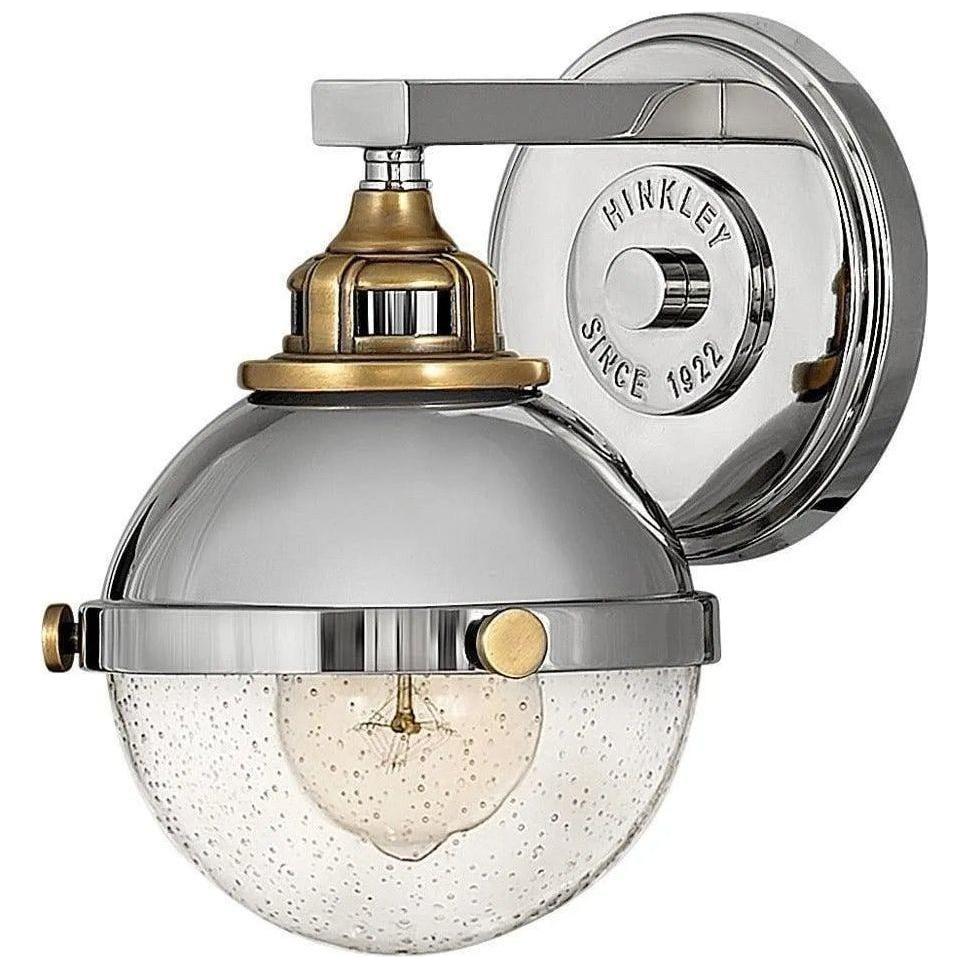 Hinkley Lighting - Fletcher 9-Inch Single Vanity - 5170PN - Canada Light Shop
