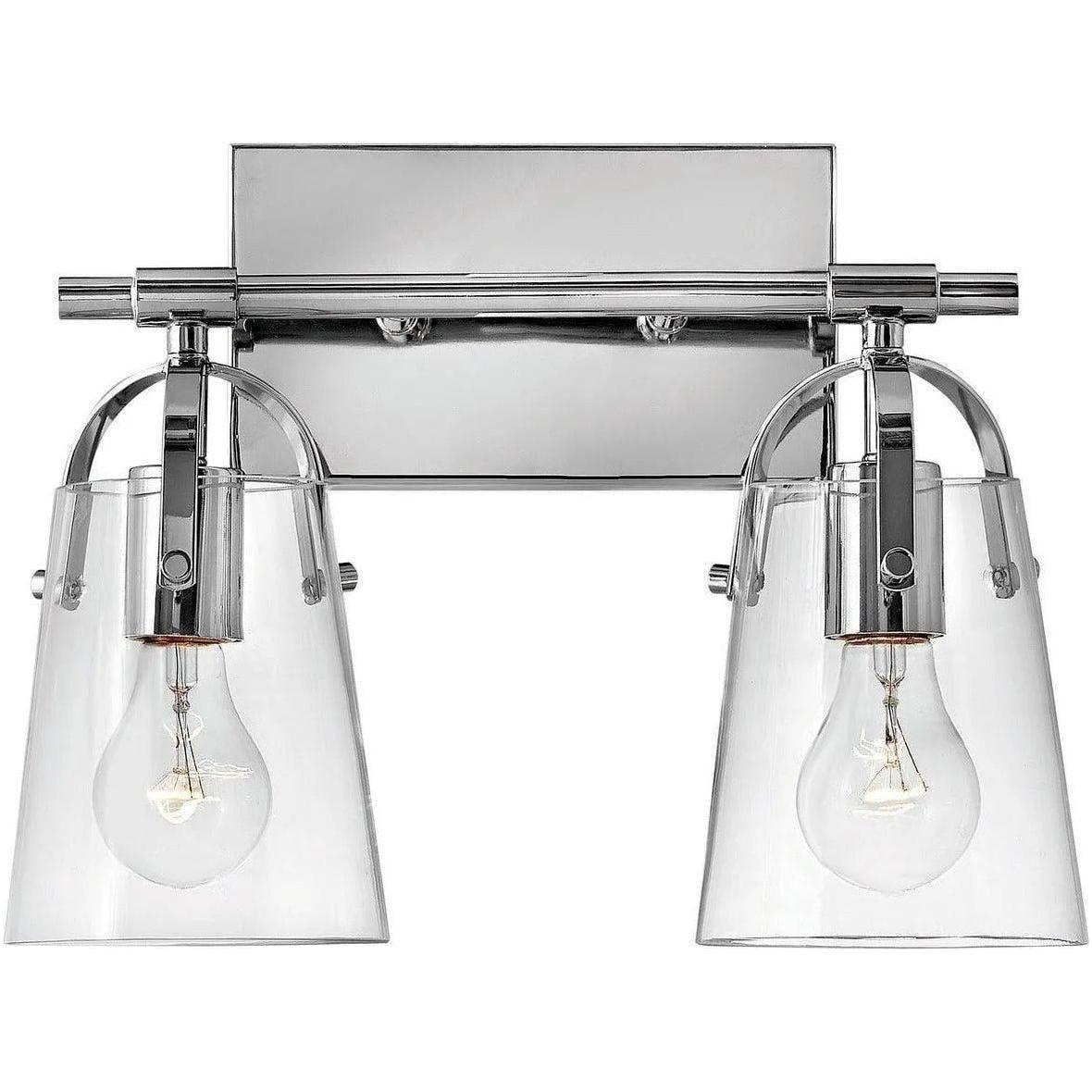 Hinkley Lighting - Foster 13-Inch Two Light Bath - 5132CM - Canada Light Shop