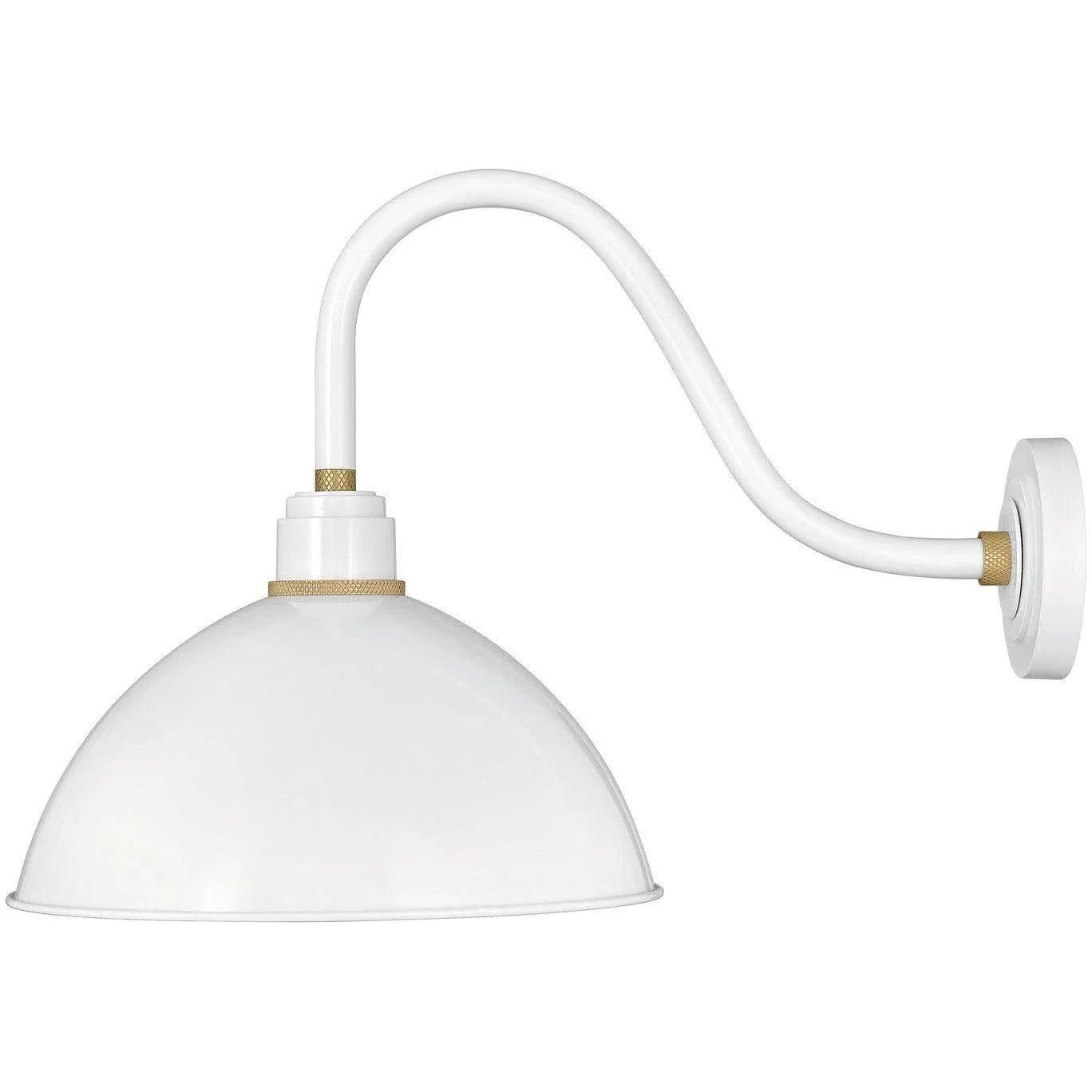 Hinkley Lighting - Foundry Dome 18-Inch Outdoor Wall Mount - 10645GW - Canada Light Shop
