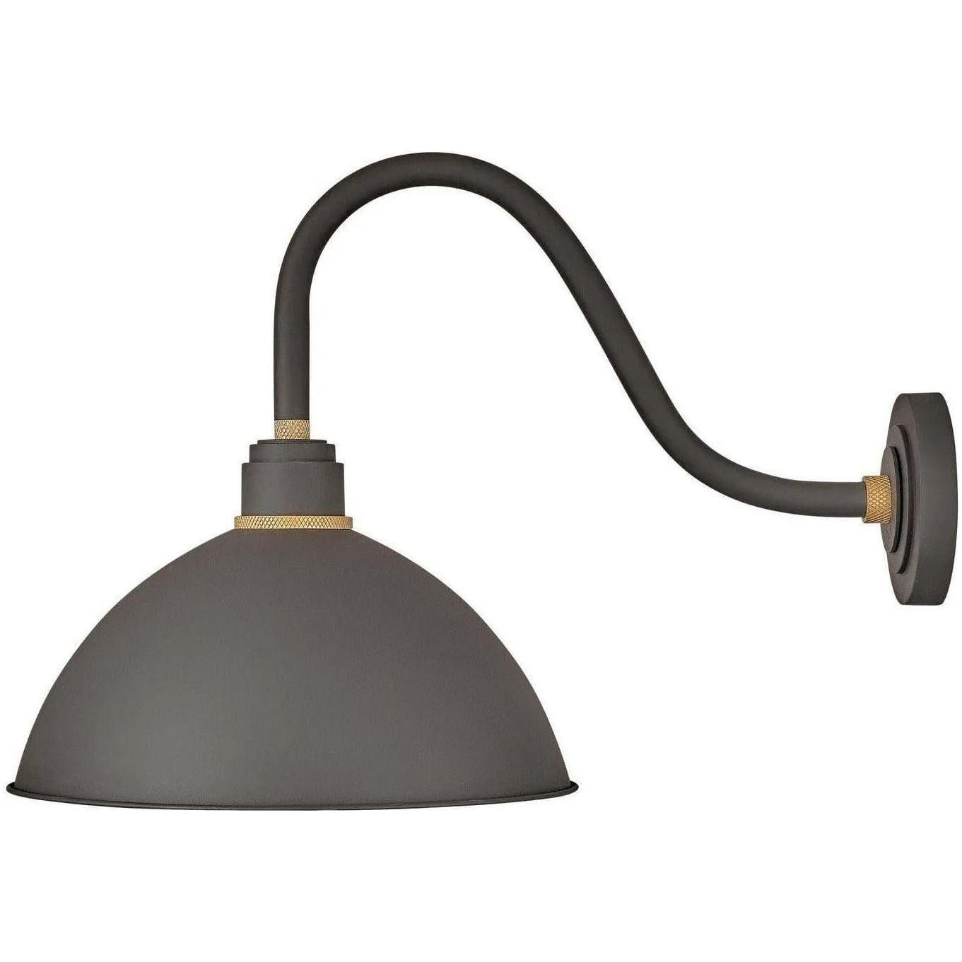 Hinkley Lighting - Foundry Dome 18-Inch Outdoor Wall Mount - 10645MR - Canada Light Shop
