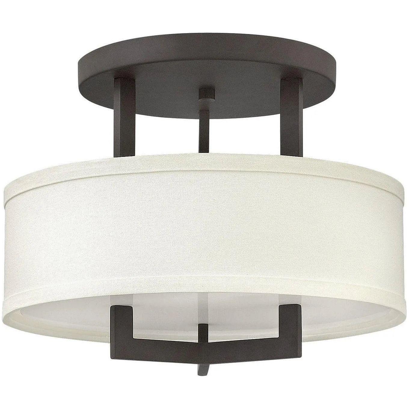 Hinkley Lighting - Hampton 15-Inch Semi-Flush Mount - 3200KZ - Canada Light Shop