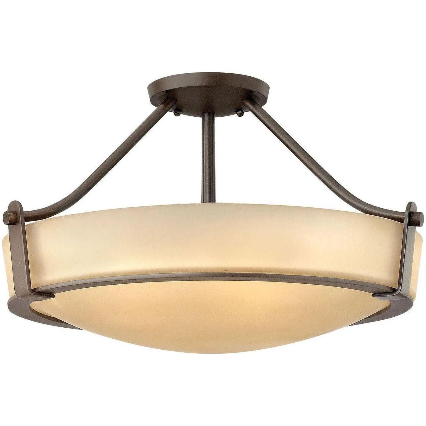 Hinkley Lighting - Hathaway 20-Inch Semi-Flush Mount - 3221OB-LED - Canada Light Shop