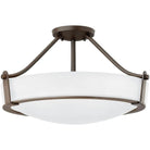 Hinkley Lighting - Hathaway 20-Inch Semi-Flush Mount - 3221OB-WH - Canada Light Shop