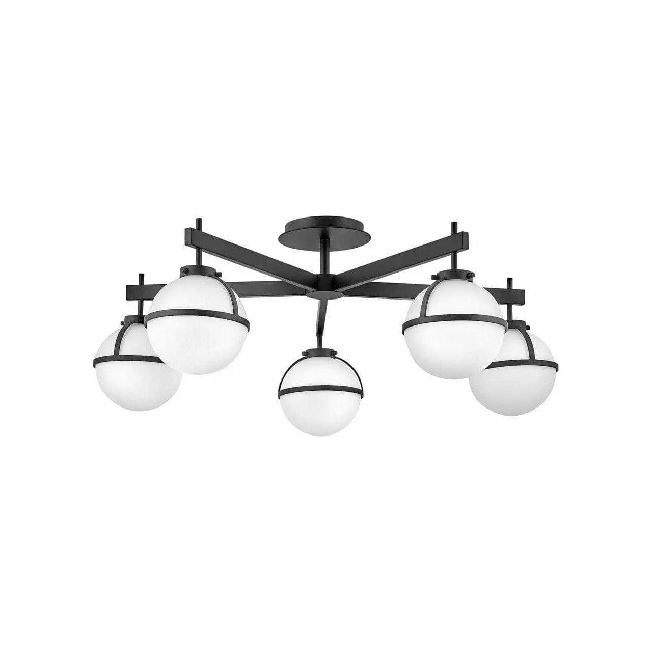 Hinkley Lighting - Hollis LED Semi-Flush Mount - 39674BK - Canada Light Shop