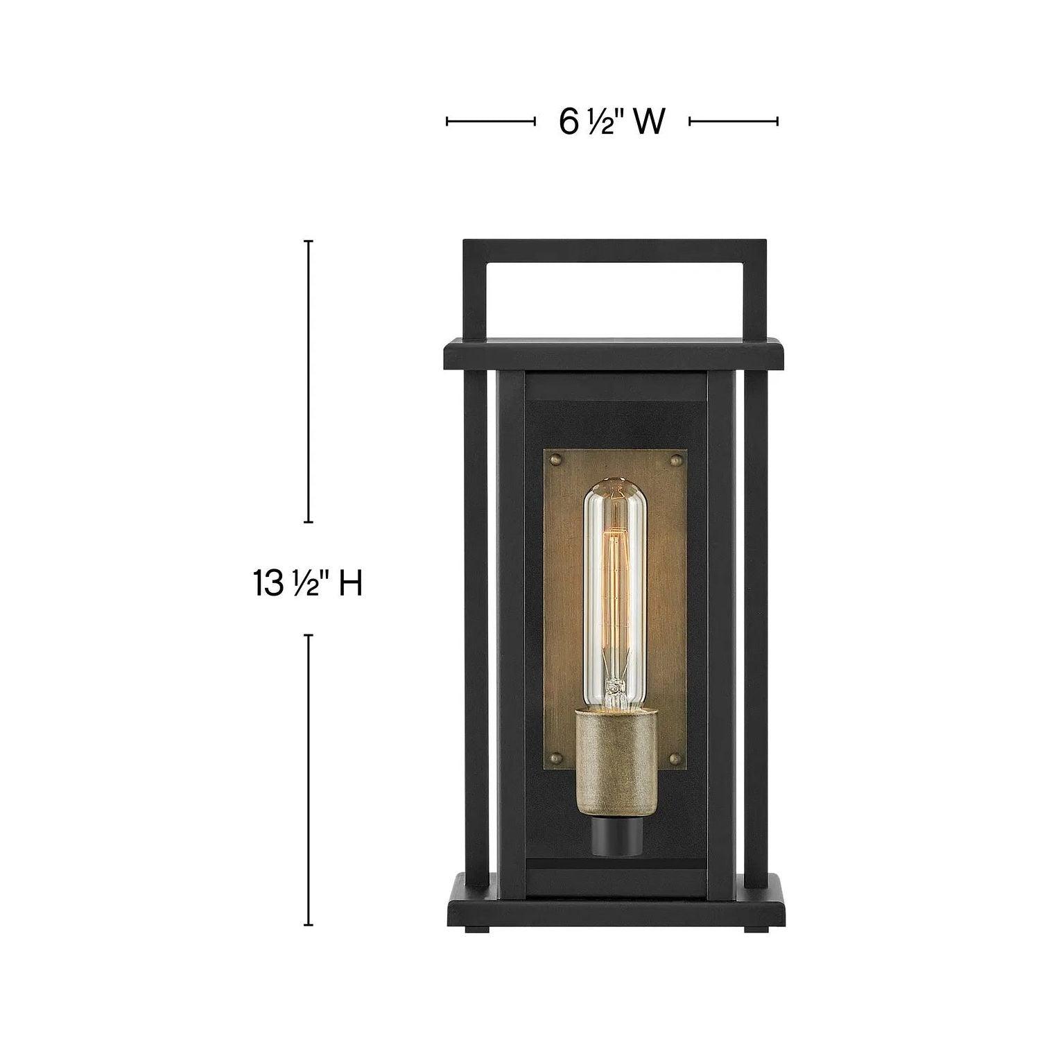 Hinkley Lighting - Langston Wall Mount - 24020BK - Canada Light Shop