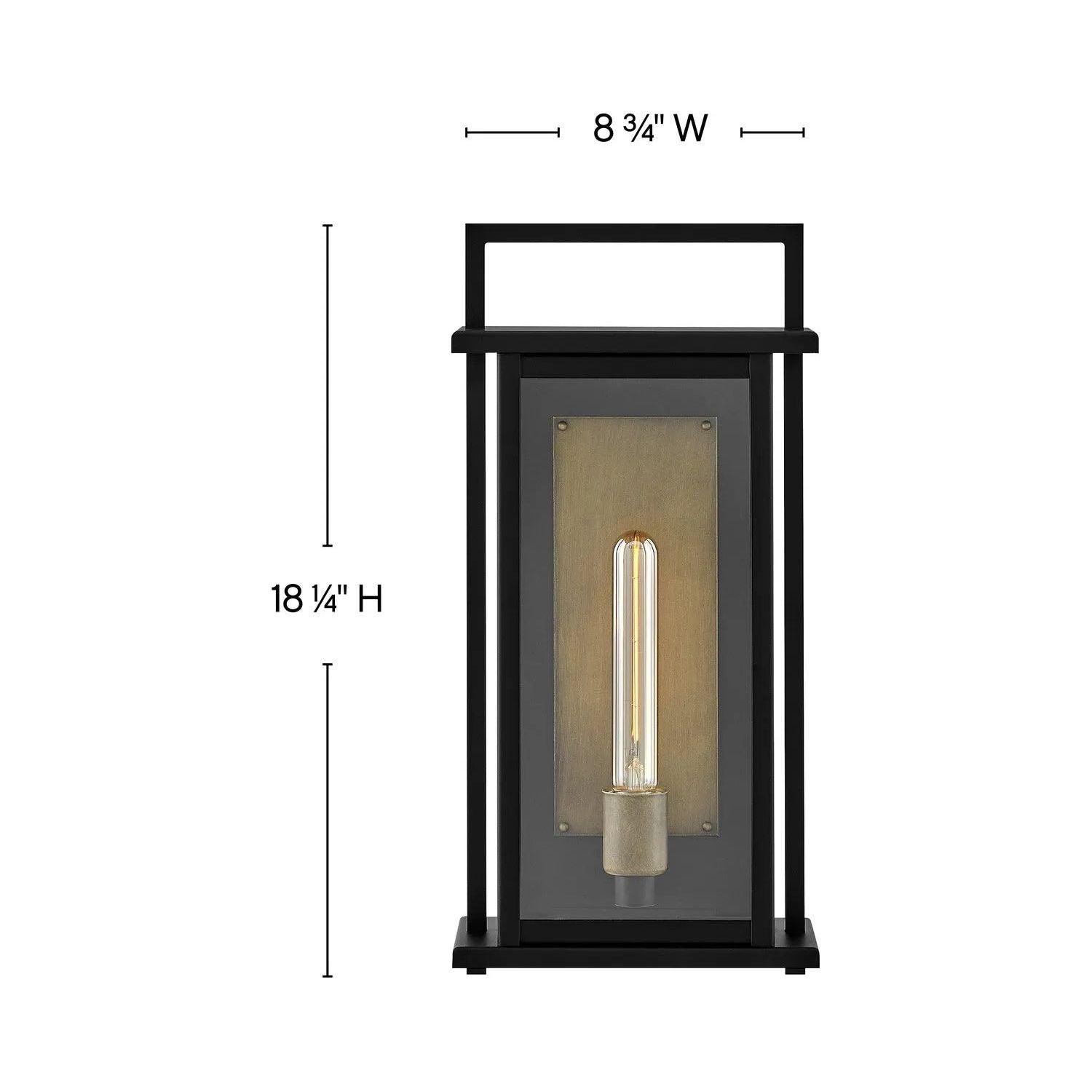 Hinkley Lighting - Langston Wall Mount - 24020BK - Canada Light Shop
