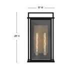 Hinkley Lighting - Langston Wall Mount - 24028BK - Canada Light Shop