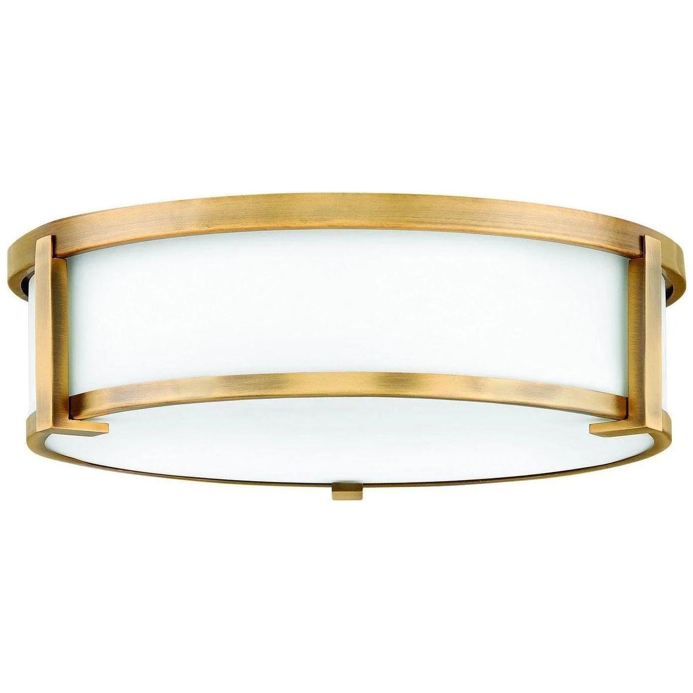 Hinkley Lighting - Lowell 16-Inch Flush Mount - 3243BR - Canada Light Shop
