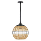 Hinkley Lighting - Maddox LED Pendant - 19677BK-NAT - Canada Light Shop