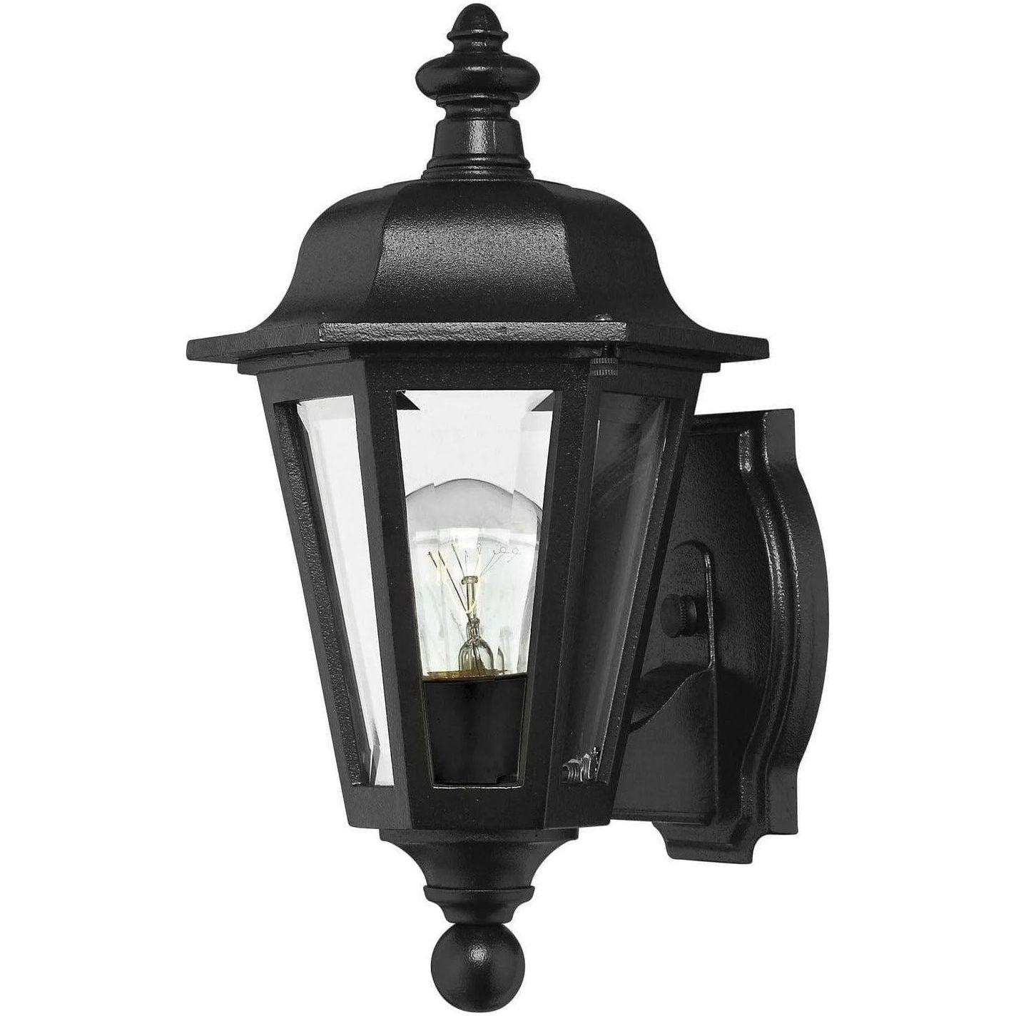 Hinkley Lighting - Manor House 13-Inch Outdoor Wall Mount - 1819BK - Canada Light Shop