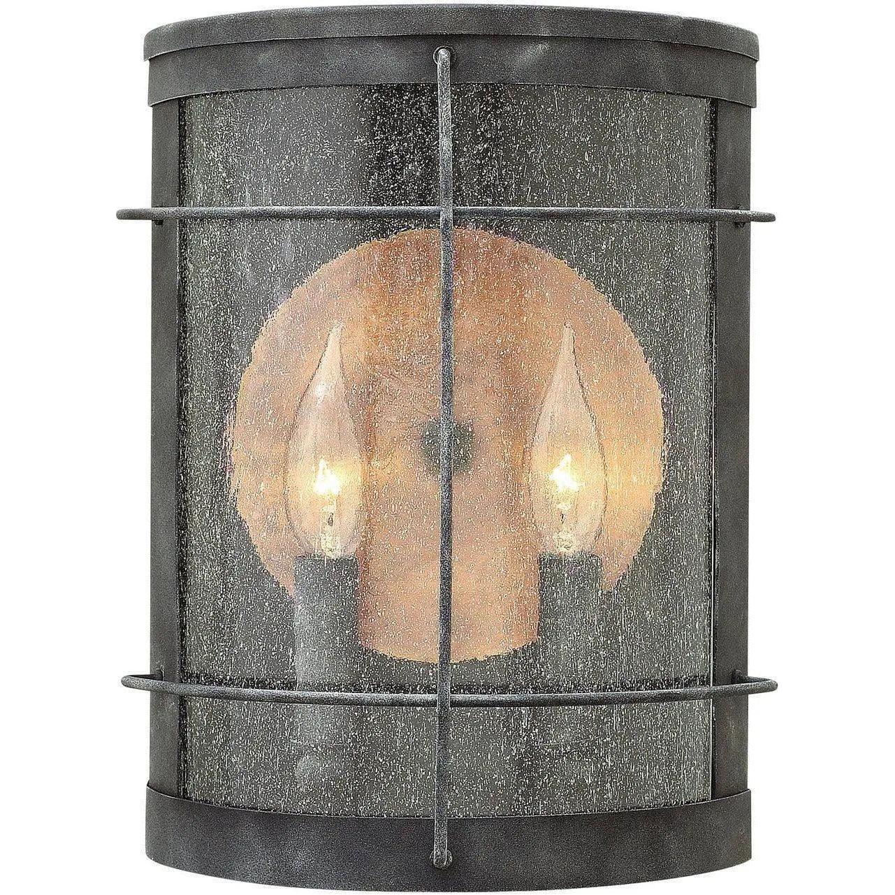 Hinkley Lighting - Newport 12-Inch Outdoor Wall Mount - 2624DZ - Canada Light Shop
