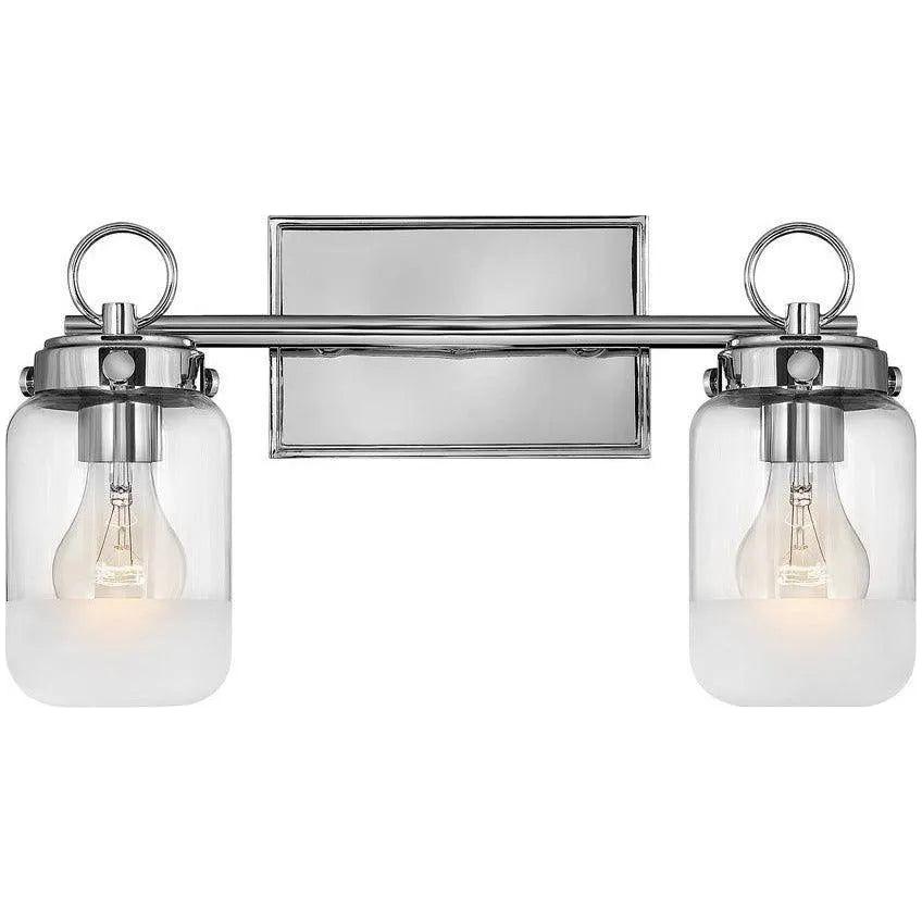Hinkley Lighting - Penley 6-Inch Two Light Bath - 5062PN - Canada Light Shop