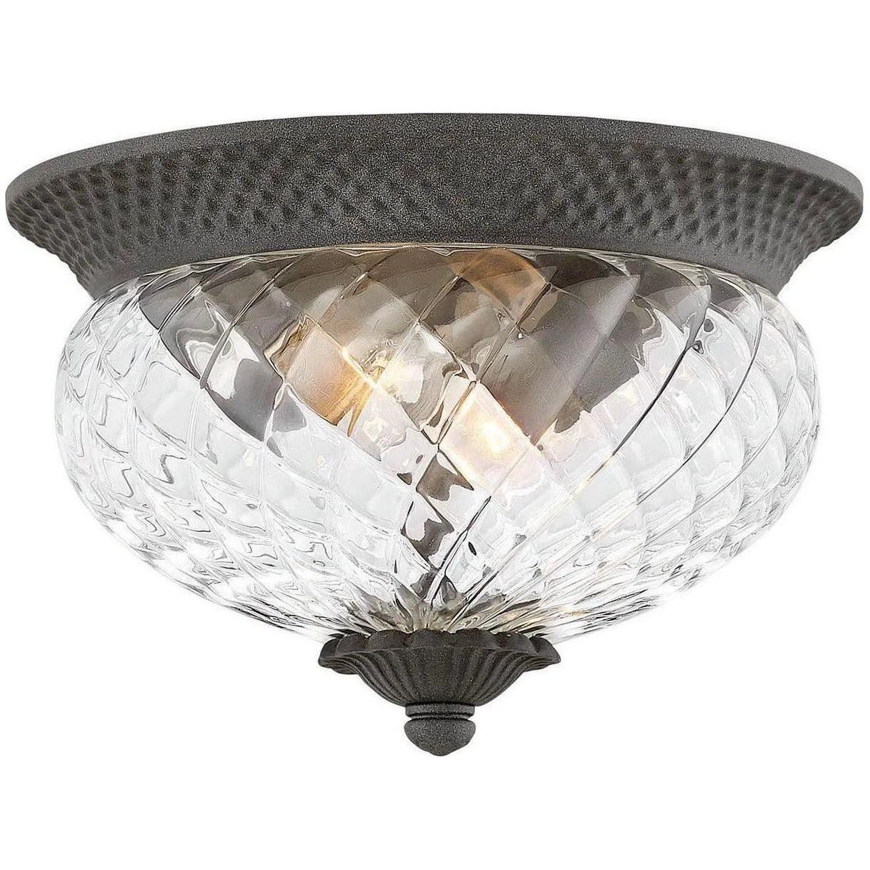 Hinkley Lighting - Plantation 12-Inch Outdoor Flush Mount - 2128MB - Canada Light Shop
