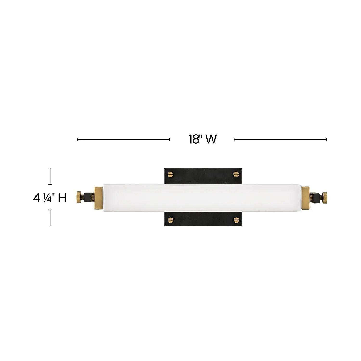 Hinkley Lighting - Rollins LED Wall Sconce - 51090BK-CM - Canada Light Shop