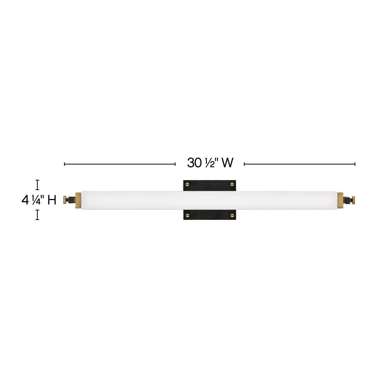 Hinkley Lighting - Rollins LED Wall Sconce - 51090BK-CM - Canada Light Shop