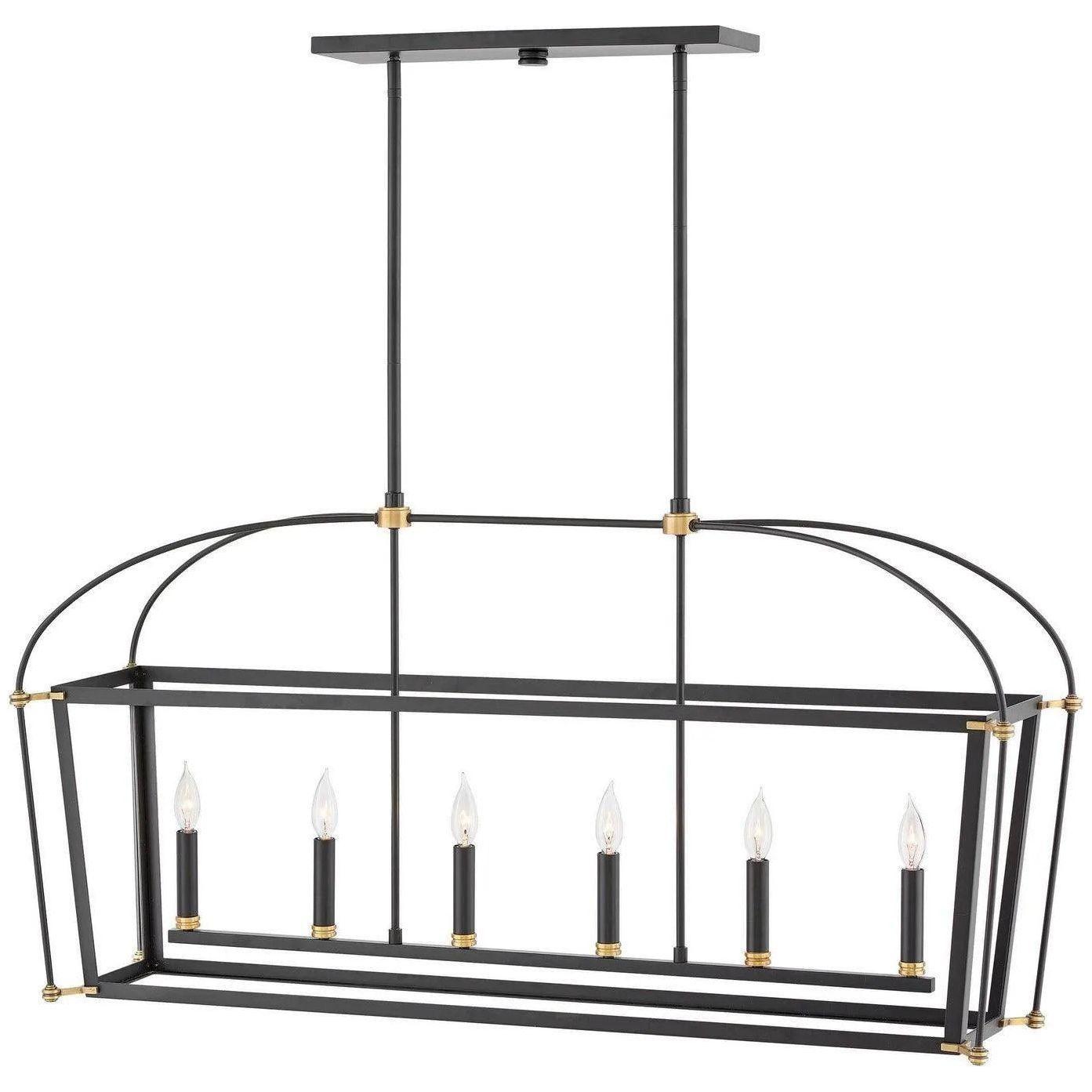 Hinkley Lighting - Selby 48-Inch Linear Suspension - 4054BK - Canada Light Shop