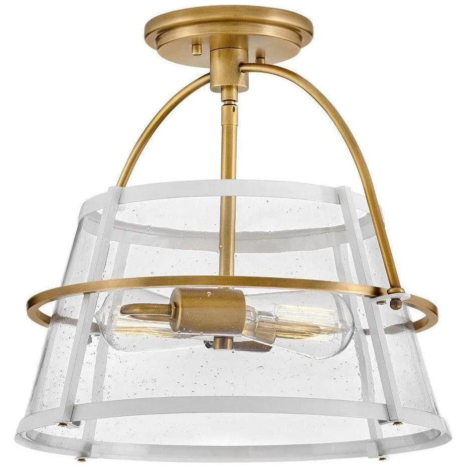 Hinkley Lighting - Tournon LED Semi-Flush Mount - 38111HB-PT - Canada Light Shop