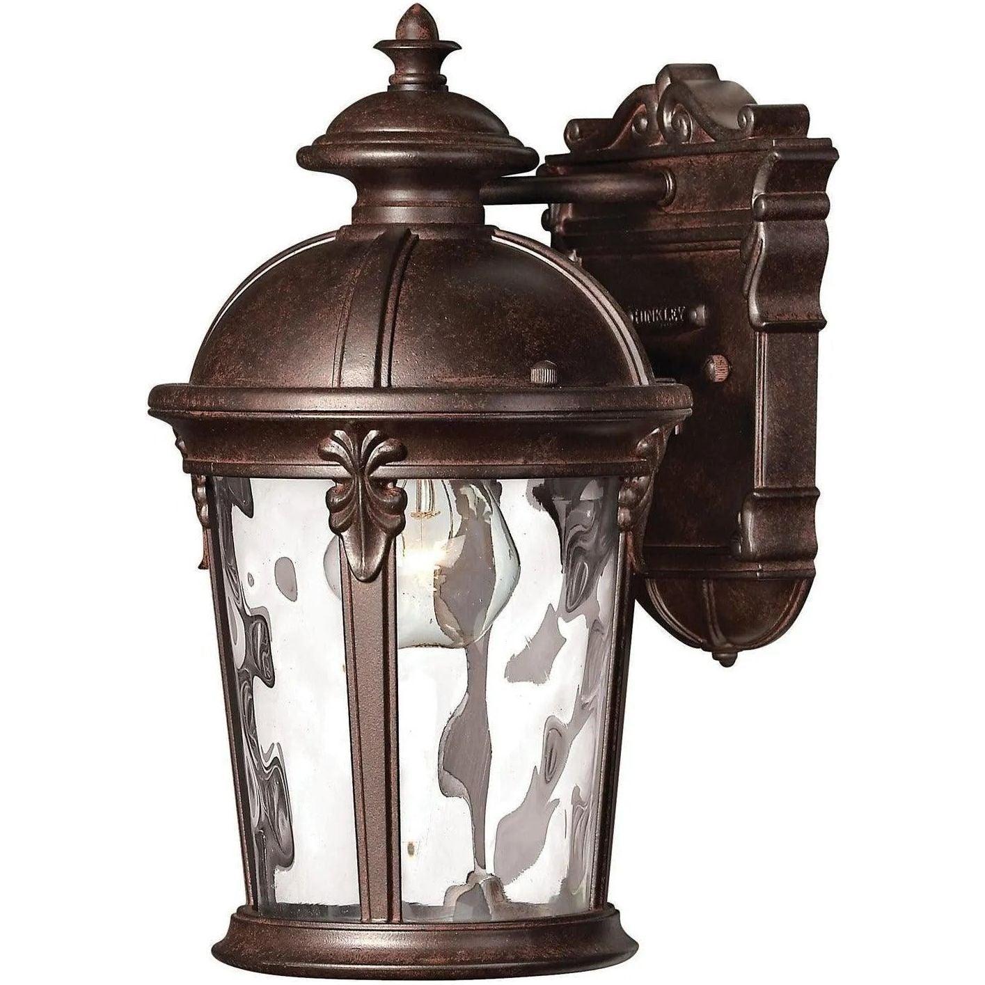Hinkley Lighting - Windsor 13-Inch Outdoor Wall Mount - 1890RK - Canada Light Shop