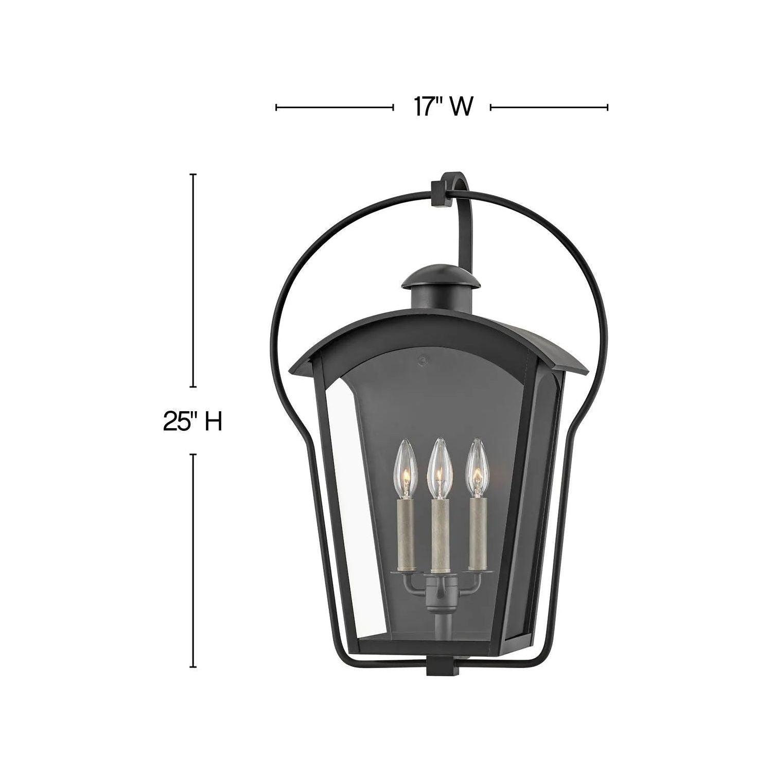 Hinkley Lighting - Yale Wall Mount - 13300BK - Canada Light Shop