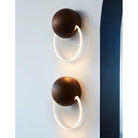 Hollis+Morris - Anchor Wall Sconce - ACHRSCONCE-LG-OKB-CLR - Canada Light Shop