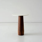 Hollis+Morris - Bedford Side Table - BEDF-LG-OAK-BLK - Canada Light Shop