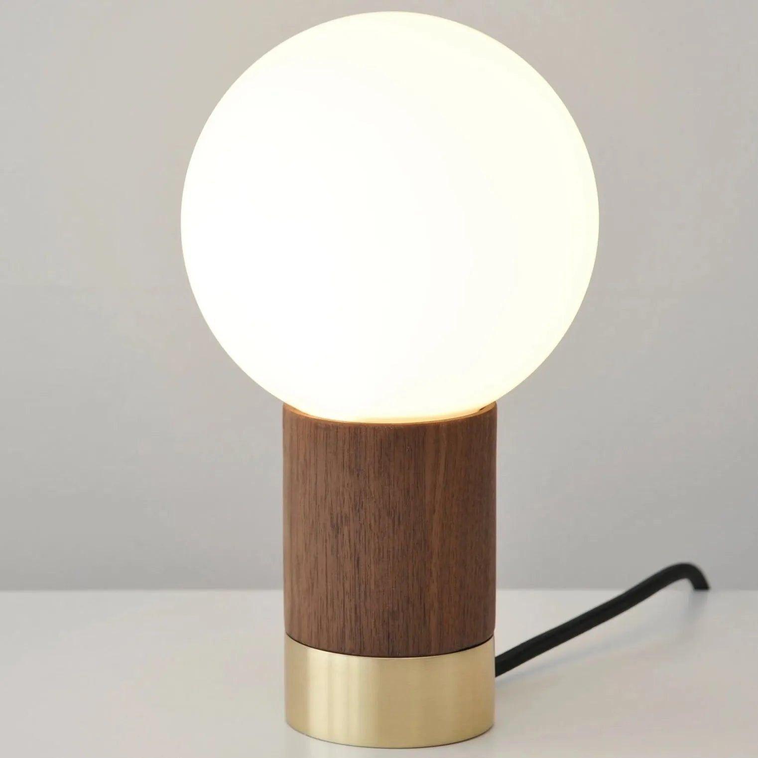Hollis+Morris - Catkin Table Lamp - CATKTABLE-OKB-BBR - Canada Light Shop
