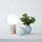 Hollis+Morris - Catkin Table Lamp - CATKTABLE-OKB-BBR - Canada Light Shop