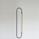 Hollis+Morris - Link Vertical Pendant - LINK-VERT-3FT-OKB-BLK - Canada Light Shop