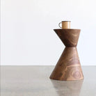 Hollis+Morris - Oldtown Stool - OLDT-OAK-BLK - Canada Light Shop