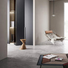 Hollis+Morris - Oldtown Stool - OLDT-OAK-BLK - Canada Light Shop