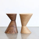 Hollis+Morris - Oldtown Stool - OLDT-OAK-BLK - Canada Light Shop