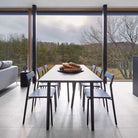 Hollis+Morris - Pier Dining Table - PIER-LG-OKB-BK - Canada Light Shop