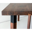 Hollis+Morris - Pier Dining Table - PIER-LG-OKB-BK - Canada Light Shop