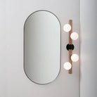 Hollis+Morris - Willow Bar Wall Sconce - WILOWALL-OKB-BLK - Canada Light Shop