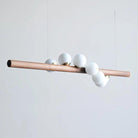 Hollis+Morris - Willow Horizontal Pendant - WILOHORIZ-5FT-OKB-BLK - Canada Light Shop