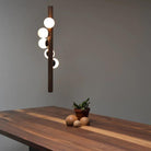 Hollis+Morris - Willow Vertical Pendant - WILOVERTICAL-5FT-OKB-BK - Canada Light Shop