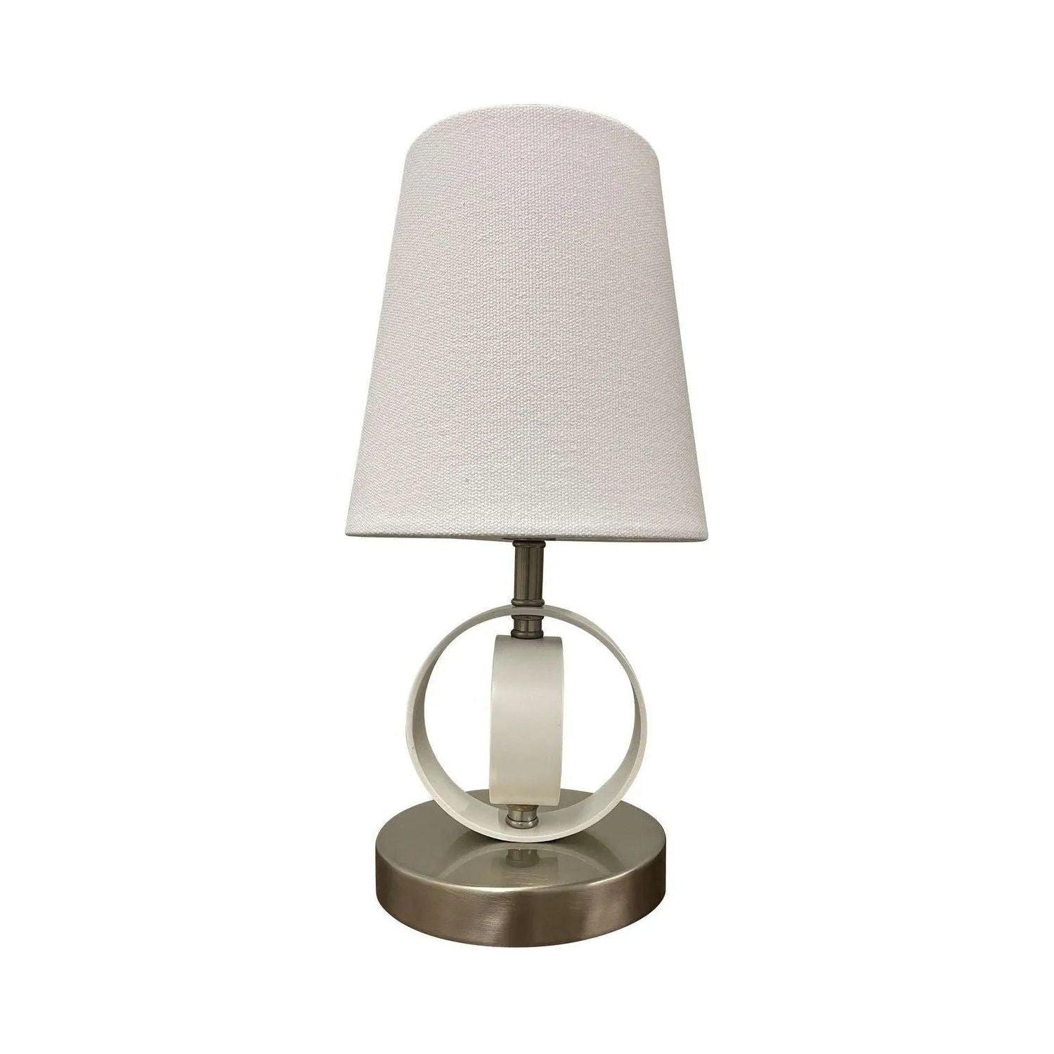 House of Troy - Bryson Ring Accent Lamp - B209-SN/WT - Canada Light Shop
